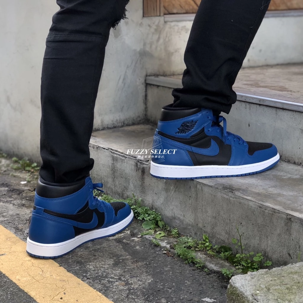 Air Jordan 1 Hi OG Dark Marina Blue 藍黑 555088-404-細節圖2