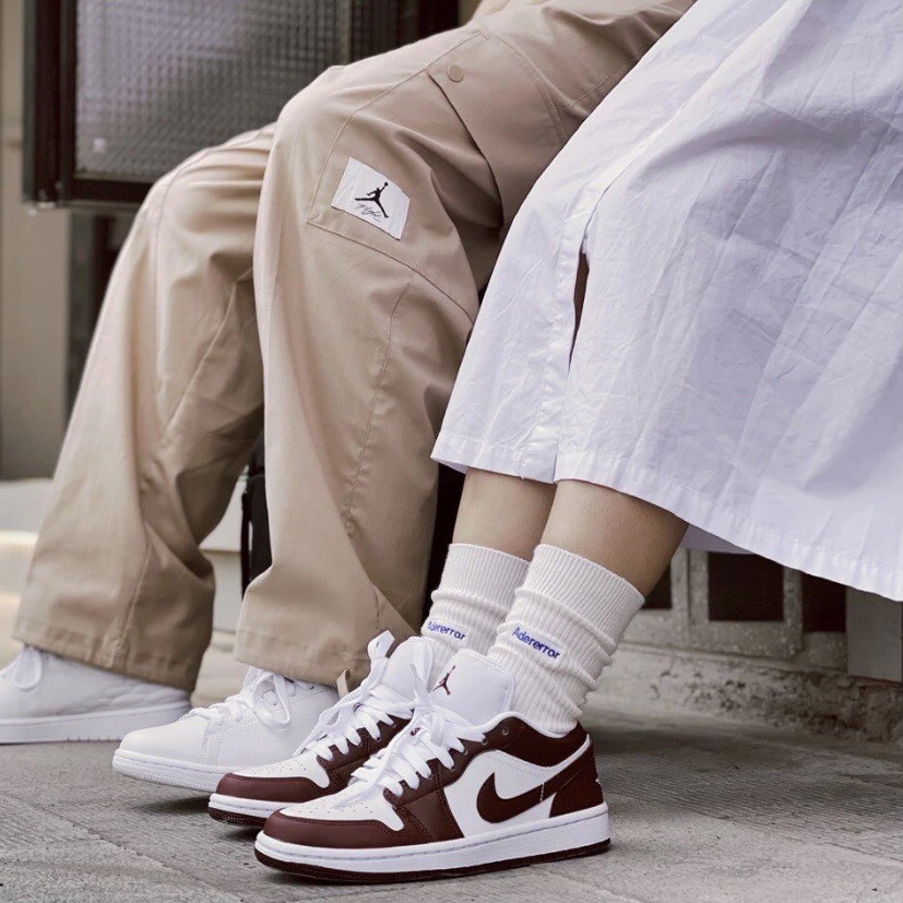 Wmns Air Jordan 1 Low 酒紅 低筒 女鞋 DC0774-116-細節圖2