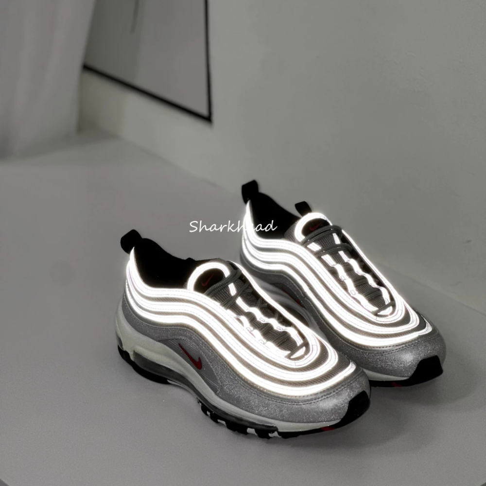 Nike Air Max 97 Silver 反光 灰白 銀彈 DM0028-002-細節圖3