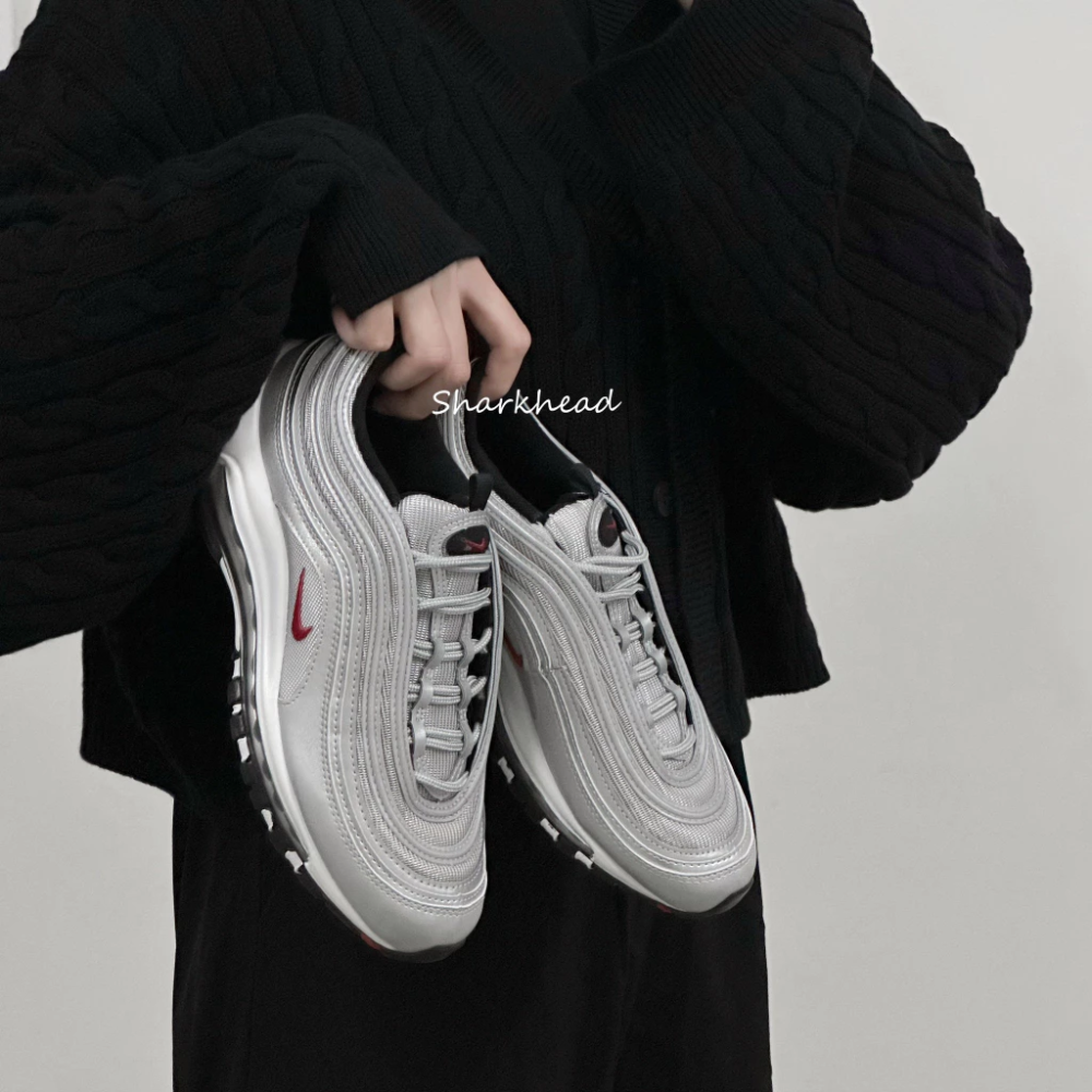 Nike Air Max 97 Silver 反光 灰白 銀彈 DM0028-002-細節圖4