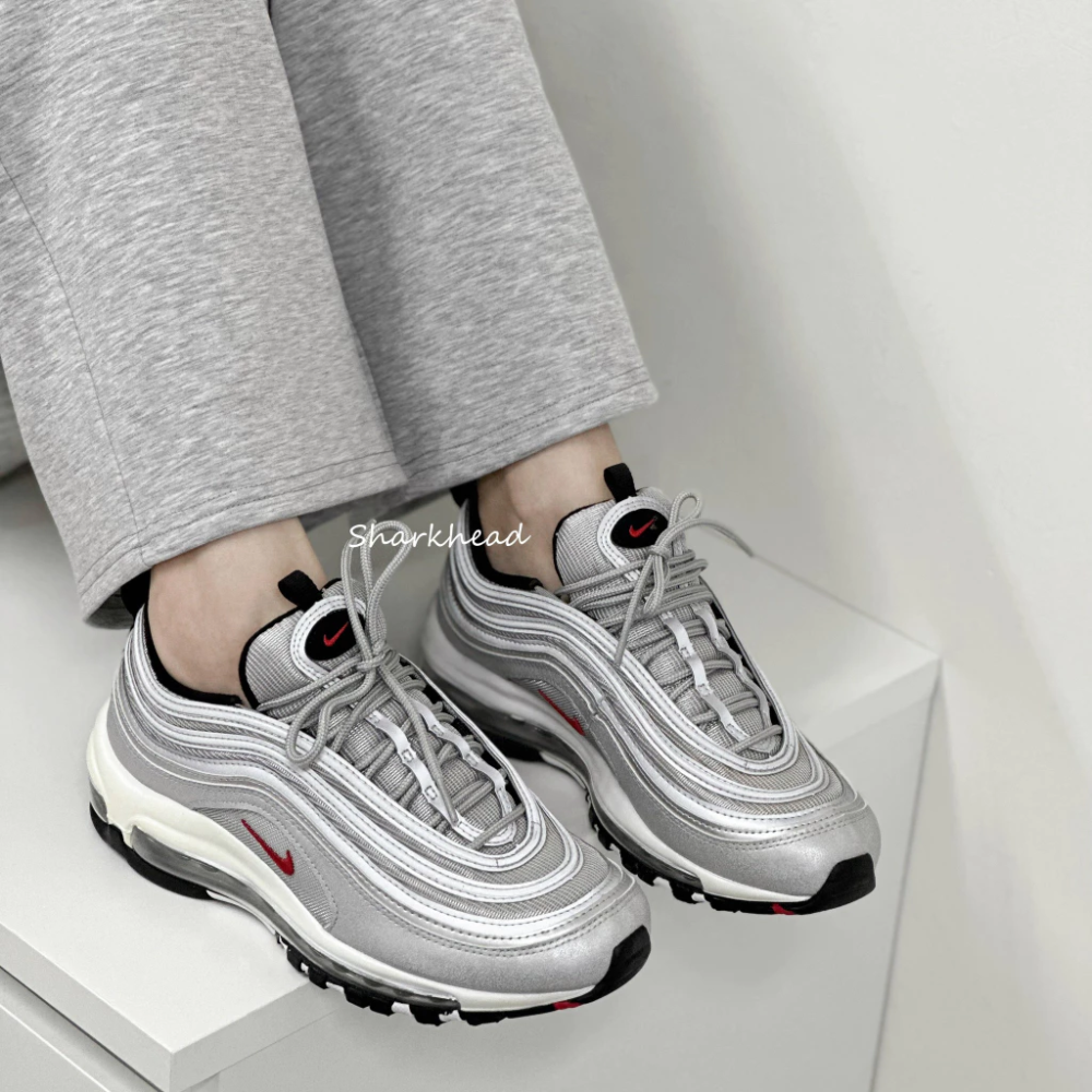 Nike Air Max 97 Silver 反光 灰白 銀彈 DM0028-002-細節圖5