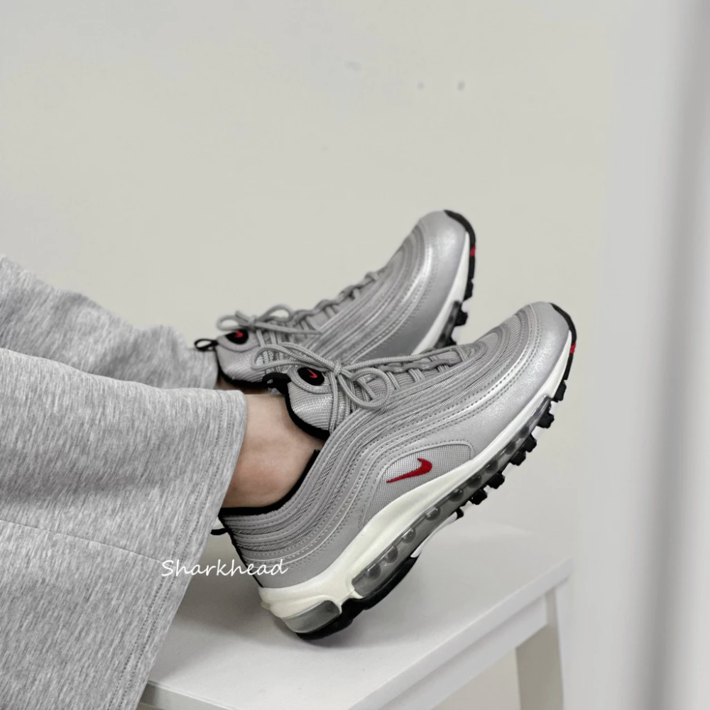 Nike Air Max 97 Silver 反光 灰白 銀彈 DM0028-002-細節圖6