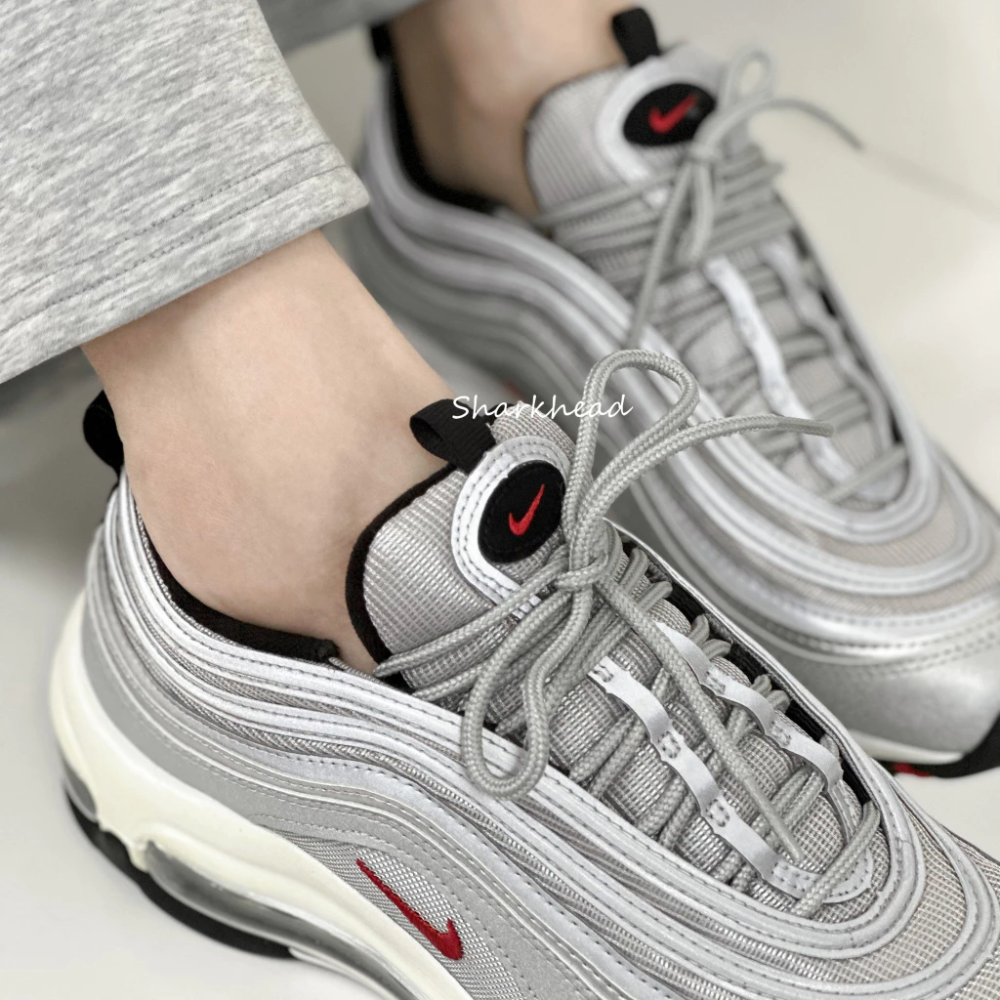 Nike Air Max 97 Silver 反光 灰白 銀彈 DM0028-002-細節圖7
