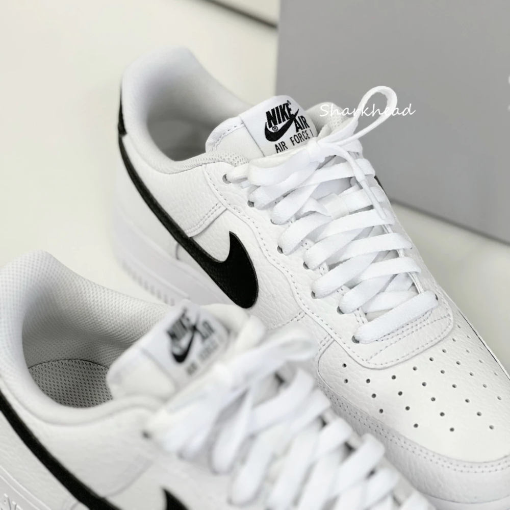 Nike Air Force 1 黑白 黑勾 白 CT2302-100 CT3839-100-細節圖4