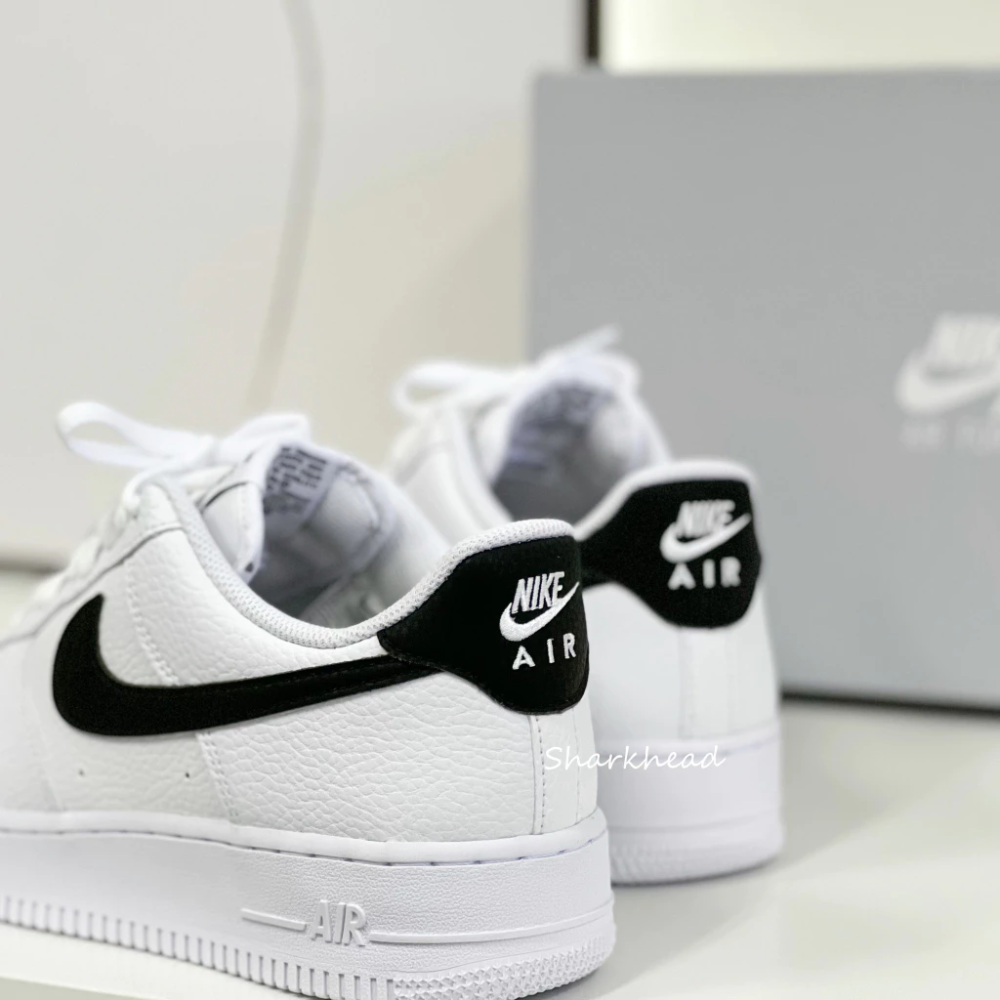 Nike Air Force 1 黑白 黑勾 白 CT2302-100 CT3839-100-細節圖7