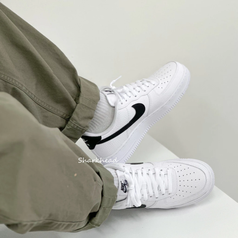 Nike Air Force 1 黑白 黑勾 白 CT2302-100 CT3839-100-細節圖9