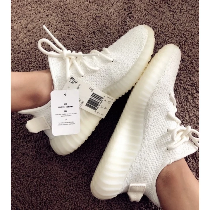 ADIDAS YEEZY BOOST 350 V2 CREAM WHITE 全白-細節圖4
