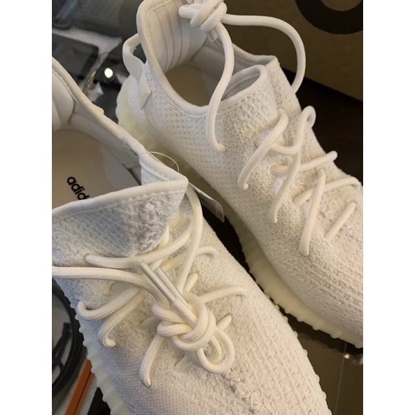ADIDAS YEEZY BOOST 350 V2 CREAM WHITE 全白-細節圖5