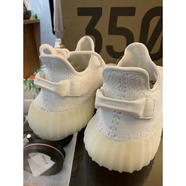 ADIDAS YEEZY BOOST 350 V2 CREAM WHITE 全白-細節圖8