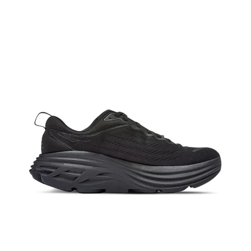 HOKA ONE ONE Bondi 8 黑色 慢跑鞋 運動鞋 男女鞋 緩震 弧形大底 1127953-BBLC-細節圖6