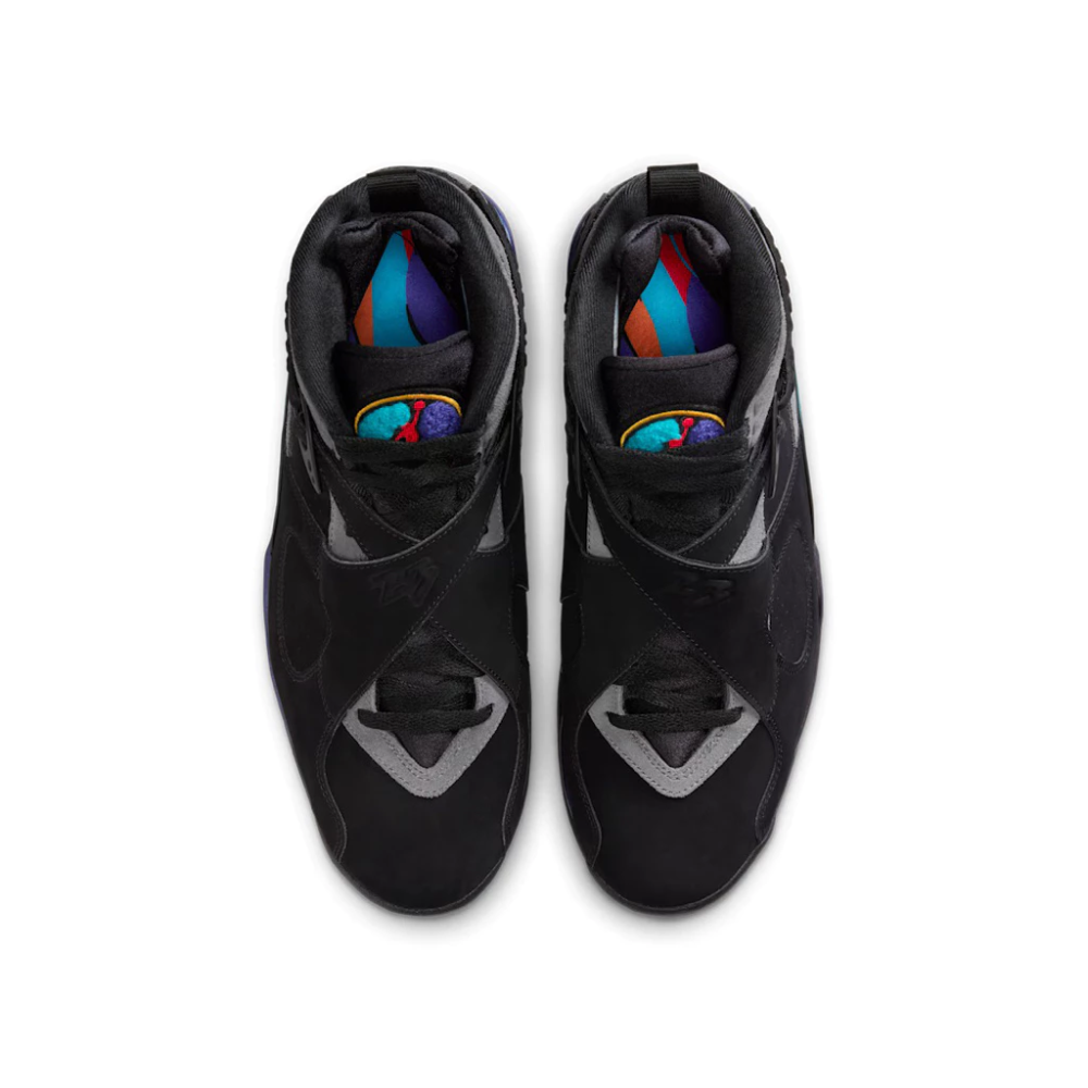AIR JORDAN 8 ＇AQUA＇ 2025 黑紫 復刻 男鞋 305381-006-細節圖2