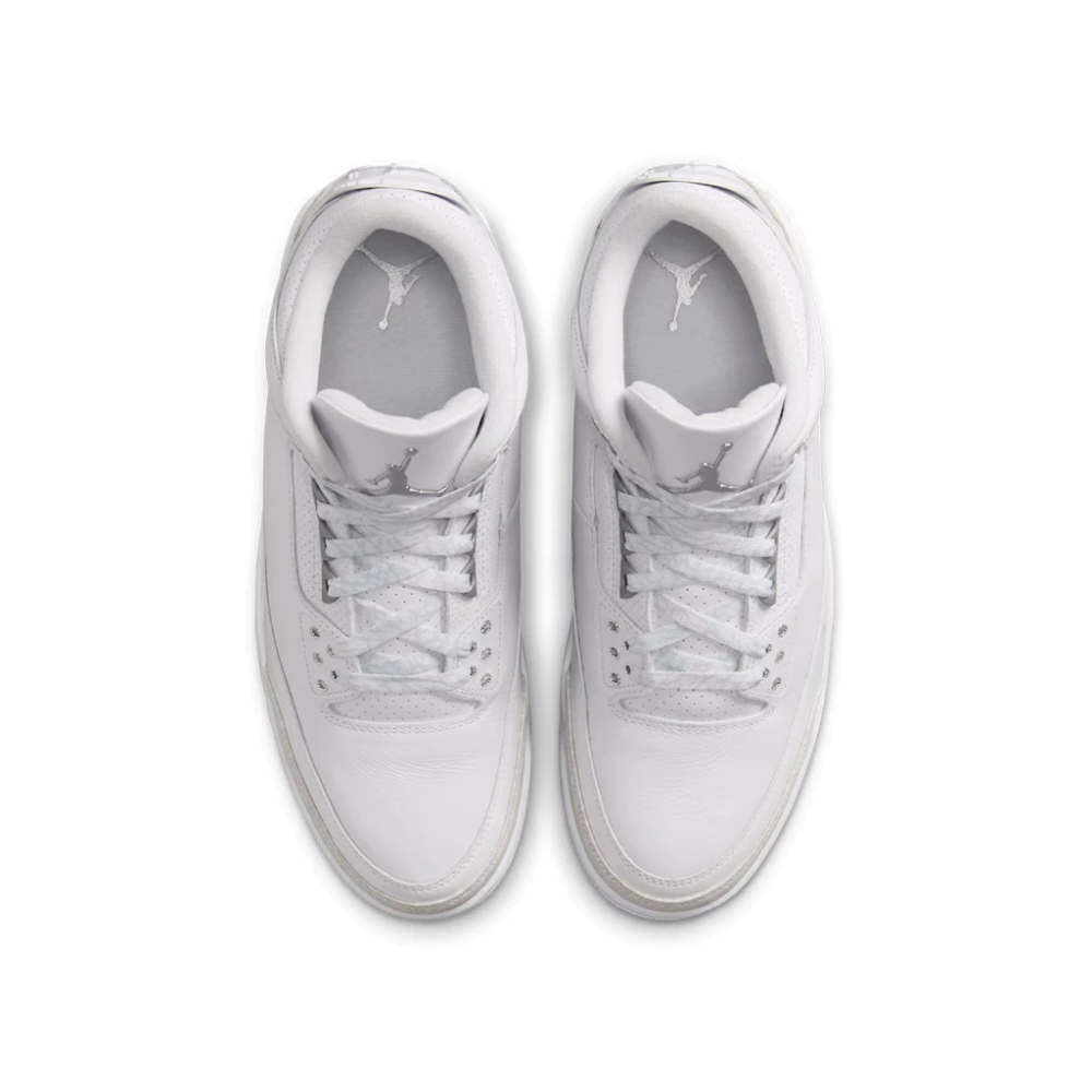 AIR JORDAN 3 PURE MONEY 全白 復刻 AJ3 男鞋 CT8532-111-細節圖4