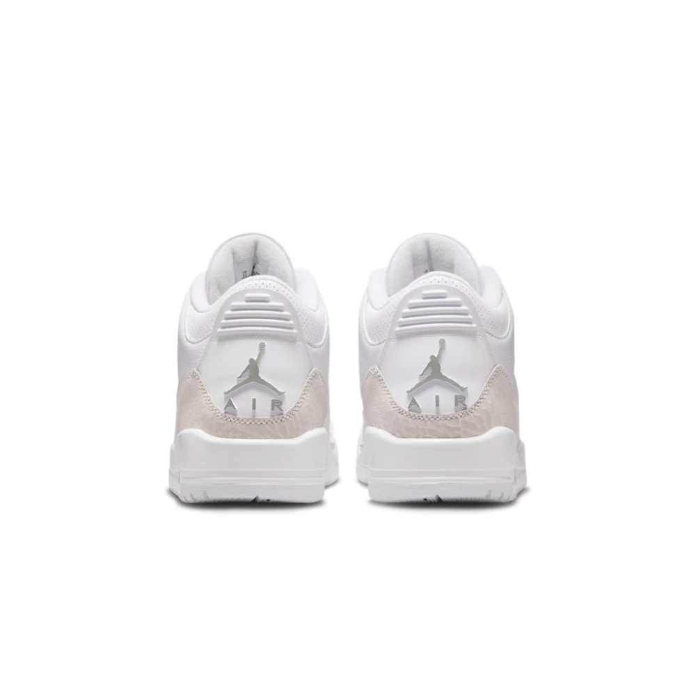 AIR JORDAN 3 PURE MONEY 全白 復刻 AJ3 男鞋 CT8532-111-細節圖5