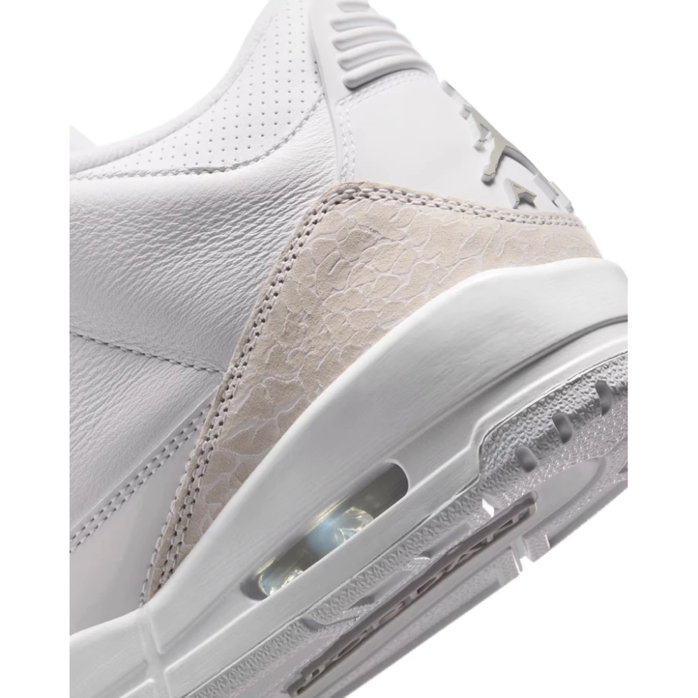 AIR JORDAN 3 PURE MONEY 全白 復刻 AJ3 男鞋 CT8532-111-細節圖8