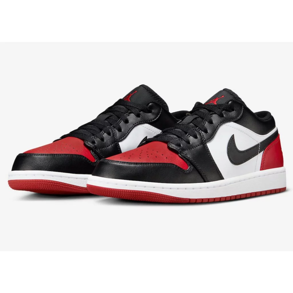 Air Jordan 1 Low 553558-161 553560-612 籃球鞋 AJ1 黑腳趾-細節圖2