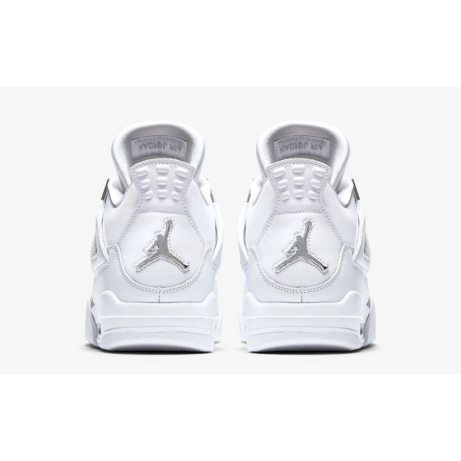 Air Jordan 4 Pure Money 308497-100 AJ4白銀休閑籃球鞋-細節圖5