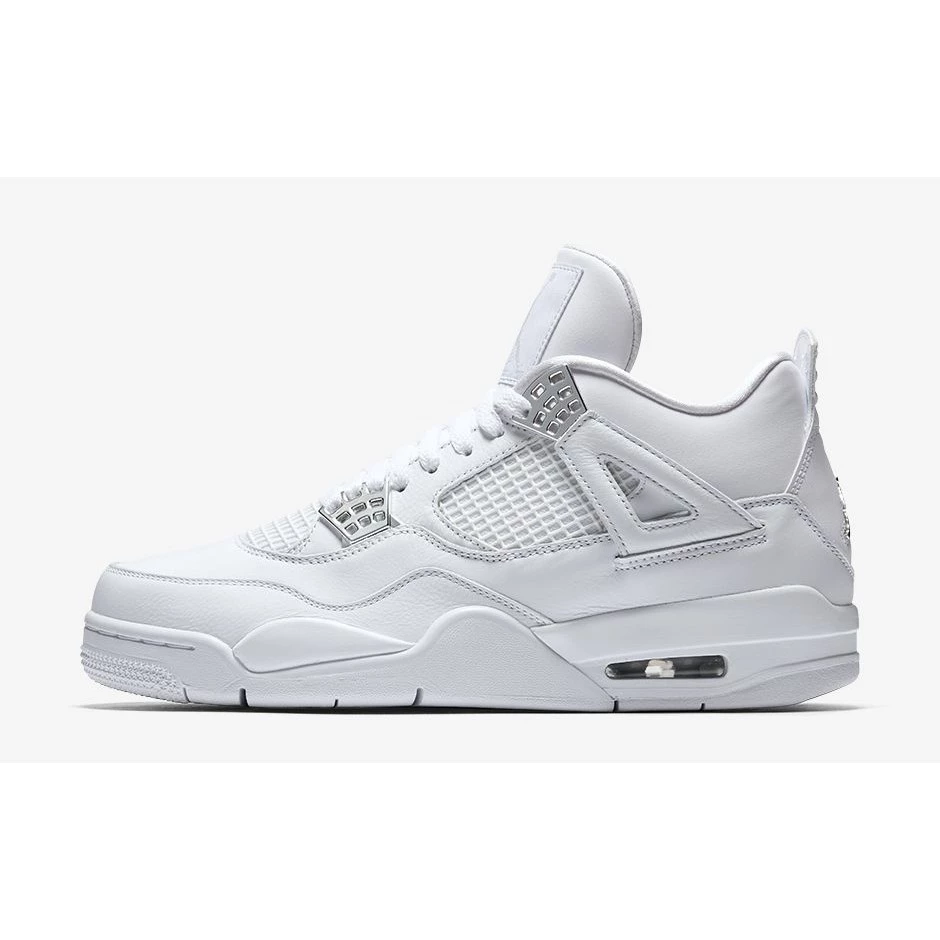 Air Jordan 4 Pure Money 308497-100 AJ4白銀休閑籃球鞋-規格圖7