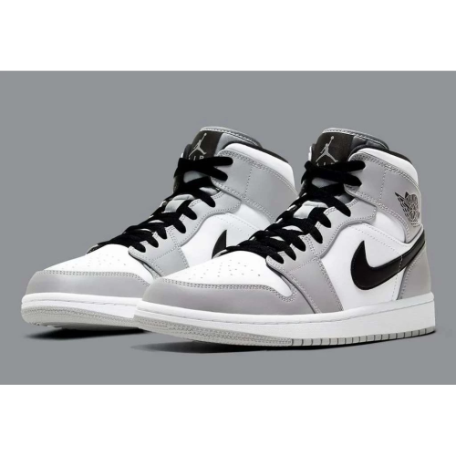 Air Jordan 1 Mid Light Smoke Grey 554724-092 灰白 煙灰白 - Sing9069 - iOPEN Mall