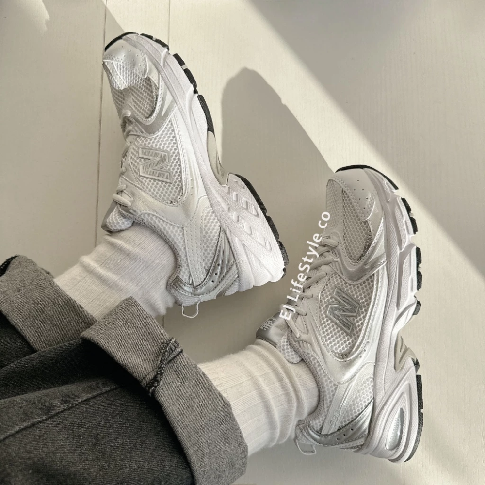 NEW BALANCE 530 NB NB530 百搭 韓系 厚底 白銀 MR530EMA-規格圖5