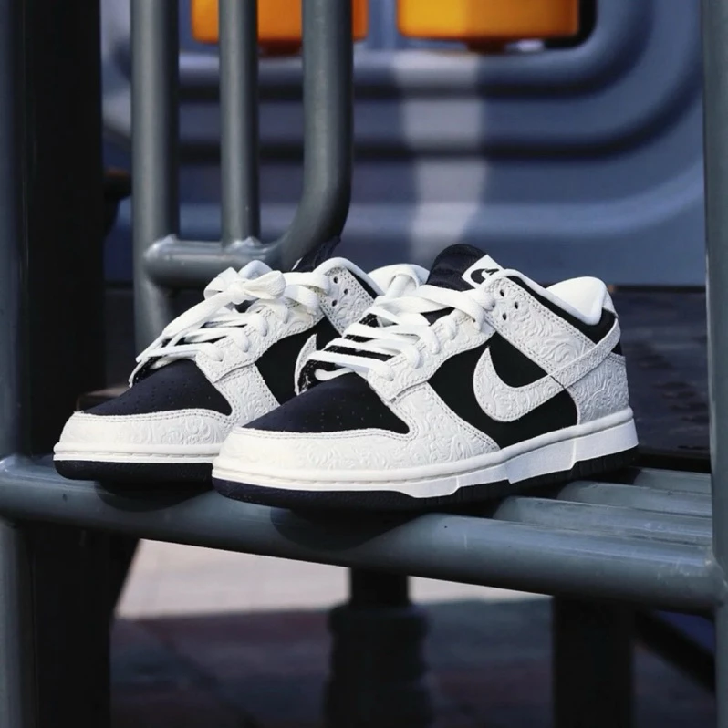 NIKE DUNK LOW 浮雕 反轉熊貓 馬年限定 IF3944-001-細節圖4