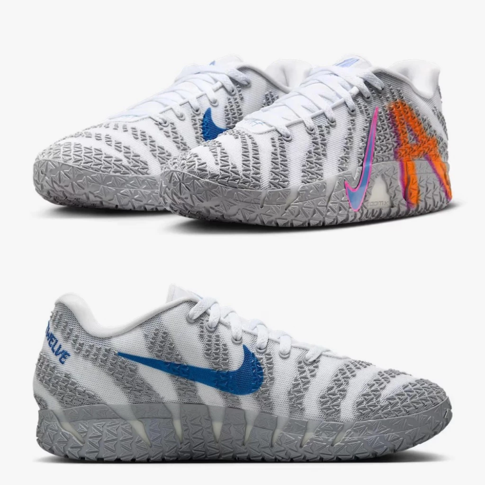 NIKE 籃球鞋 JA 3 Morant 莫蘭特 實戰 男鞋 女鞋 紫色HF2794-600 灰色 HF2794-100-細節圖2