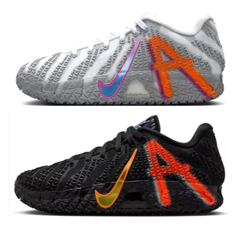 NIKE 籃球鞋 JA 3 Morant 莫蘭特 實戰 男鞋 女鞋 紫色HF2794-600 灰色 HF2794-100-細節圖3