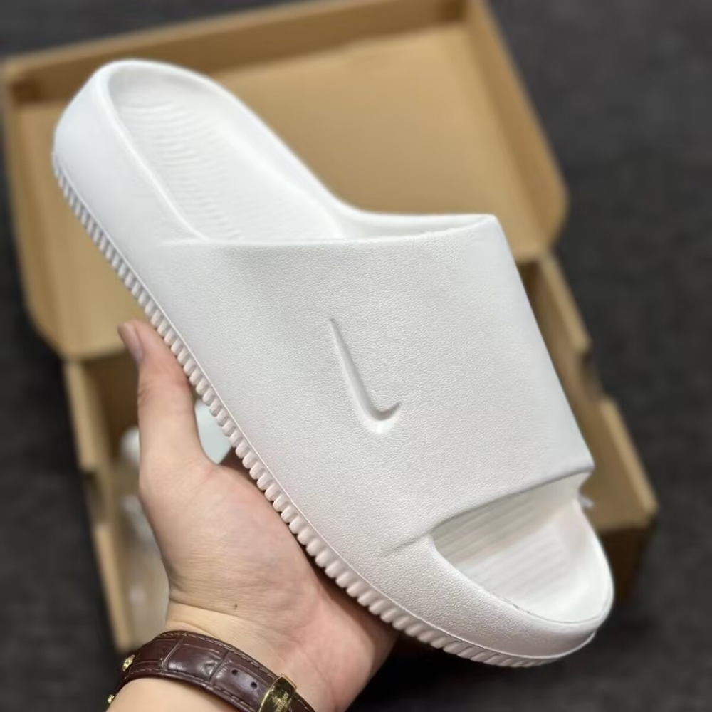 Nike Calm 防水 麵包拖鞋 奶茶 DX4816-200 黑 FD4116-003 白 薄荷綠-細節圖2