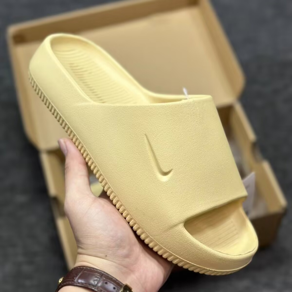 Nike Calm 防水 麵包拖鞋 奶茶 DX4816-200 黑 FD4116-003 白 薄荷綠-細節圖3