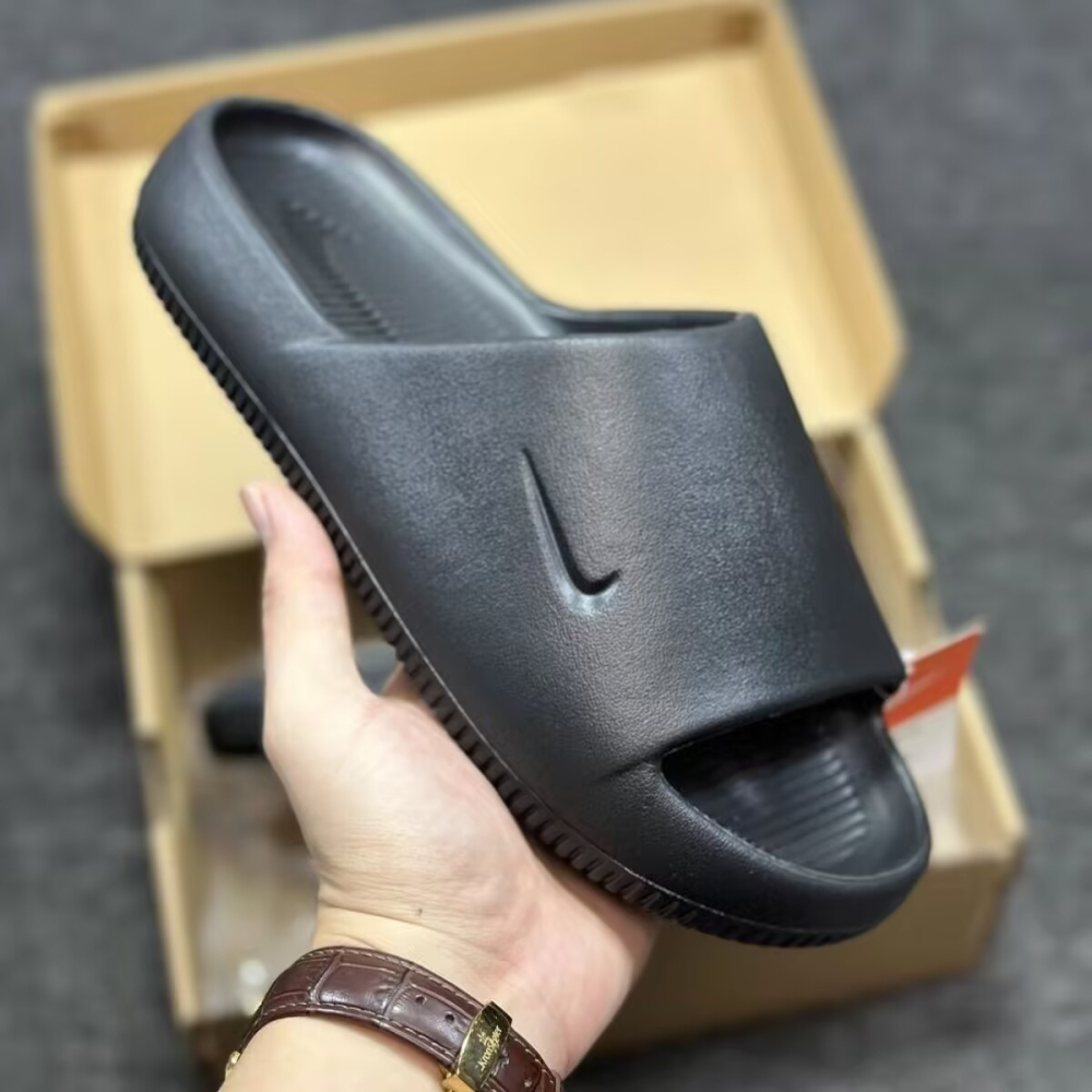 Nike Calm 防水 麵包拖鞋 奶茶 DX4816-200 黑 FD4116-003 白 薄荷綠-細節圖4