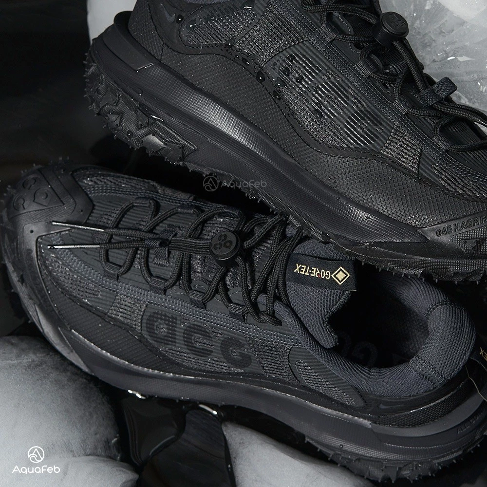 Nike ACG Mountain Fly 2 Low GTX 男 全黑 登山 慢跑 防水 休閒鞋 HF6245-001-細節圖2
