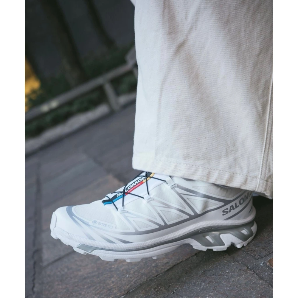 Salomon XT-6 GTX GORE-TEX 防水 白 銀 475811-細節圖2