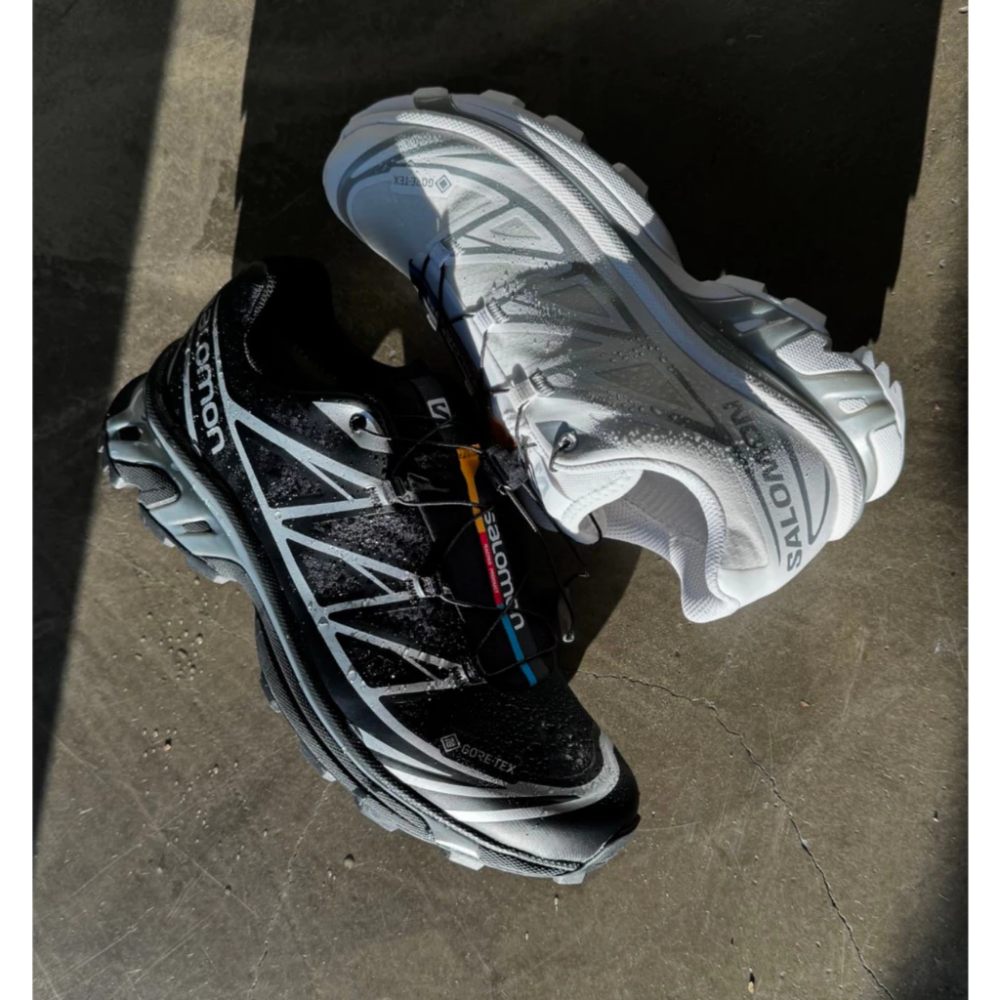 Salomon XT-6 GTX GORE-TEX 防水 白 銀 475811-細節圖4