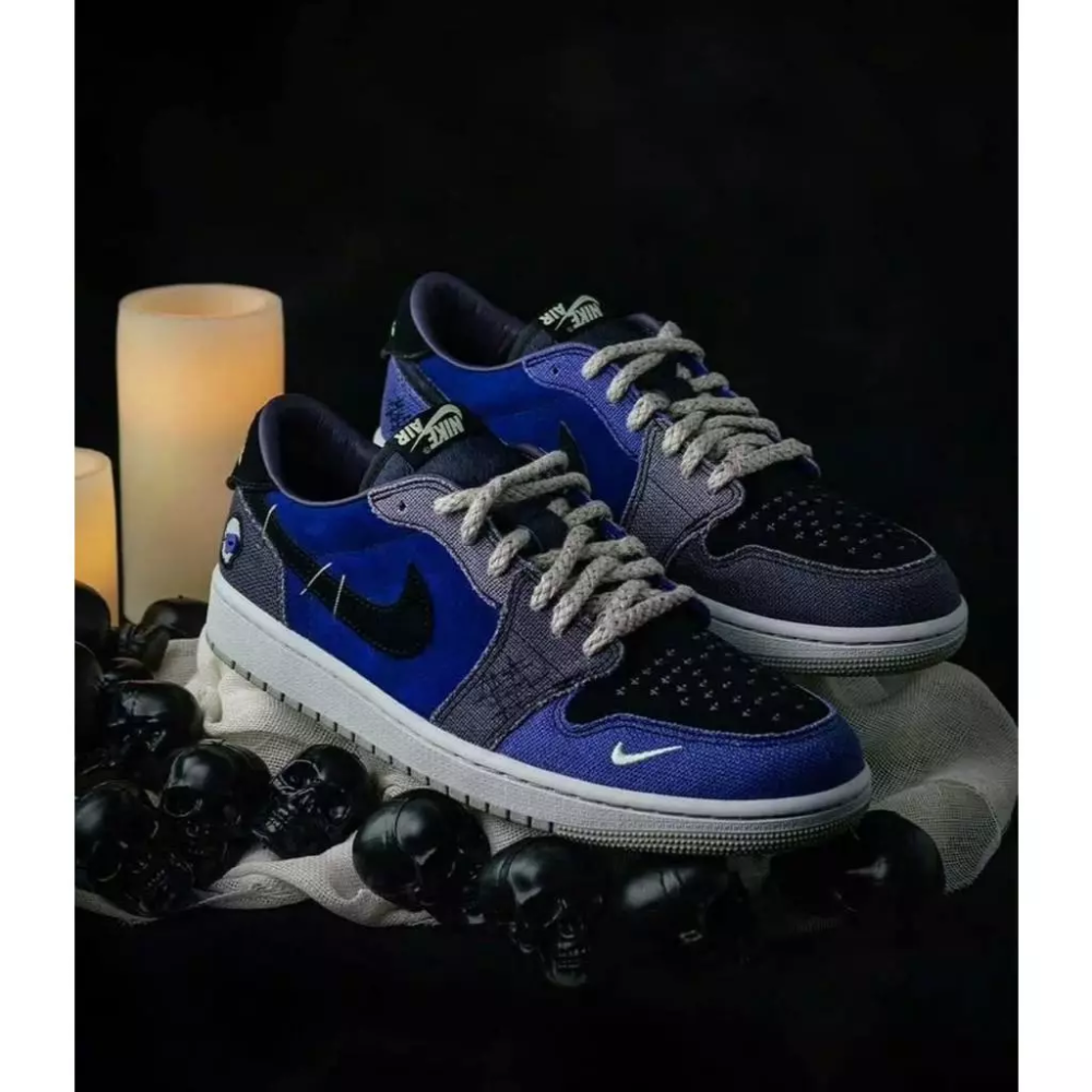 Zion Williamson x Air Jordan 1 Low OG 巫毒娃娃 男鞋2.0 IH2309-500-細節圖2