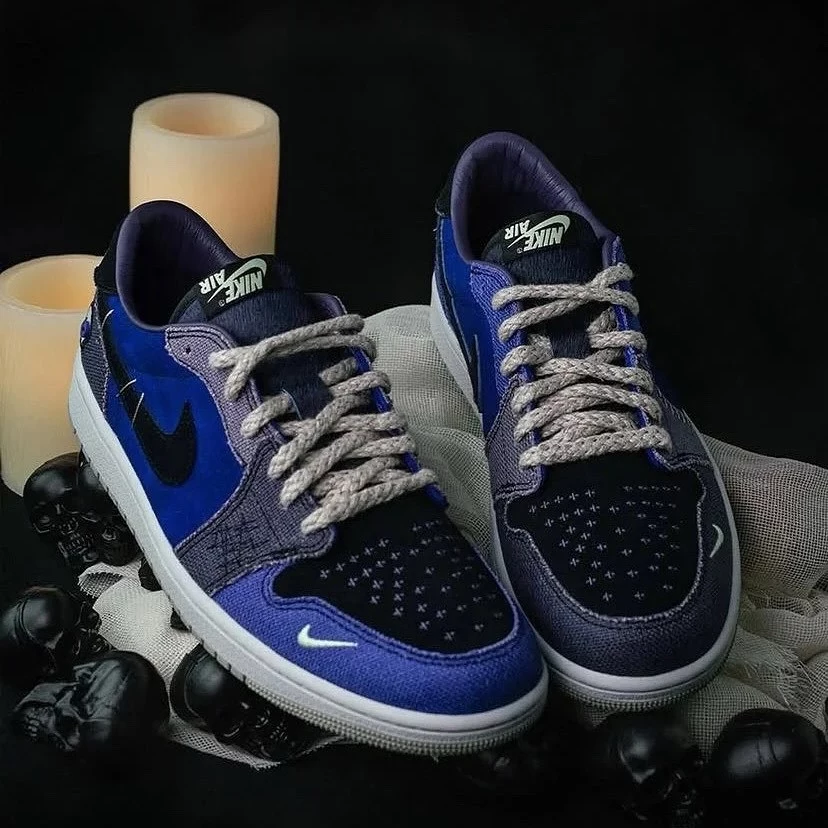 Zion Williamson x Air Jordan 1 Low OG 巫毒娃娃 男鞋2.0 IH2309-500-細節圖3