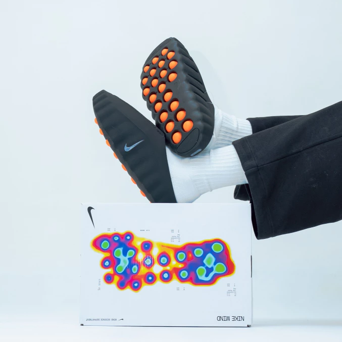 Nike Mind 001 黑 拖鞋 穆勒 恢復拖鞋 HQ4307-001-細節圖5