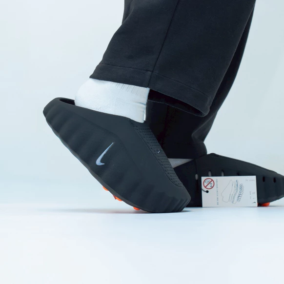 Nike Mind 001 黑 拖鞋 穆勒 恢復拖鞋 HQ4307-001-細節圖6