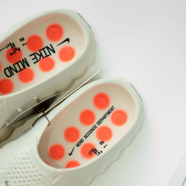 Nike Mind 001 骨白 恢復拖鞋 穆勒 拖鞋 休閒鞋 HQ4307-002-細節圖5