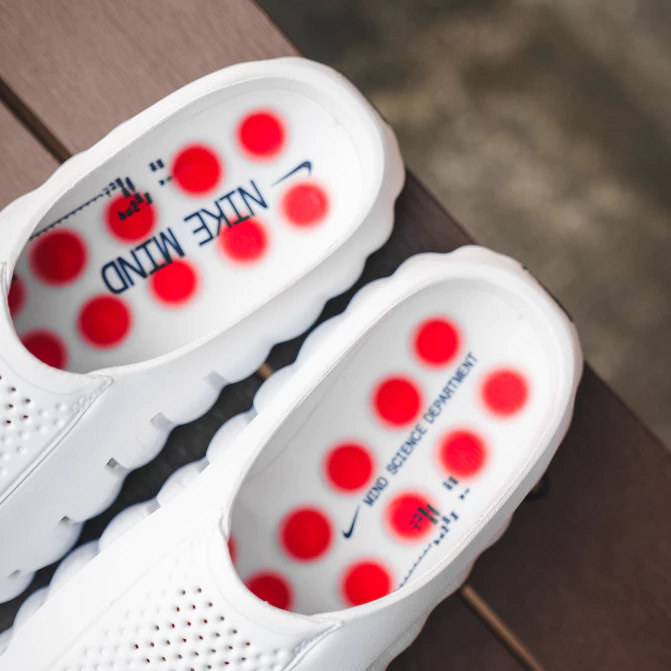 Nike Mind 001 白 拖鞋 穆勒 恢復拖鞋 HQ4307-101-細節圖8