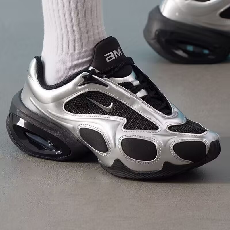 Nike Air Max Muse 液態銀 低幫氣墊跑步鞋 FV1920-001-細節圖2