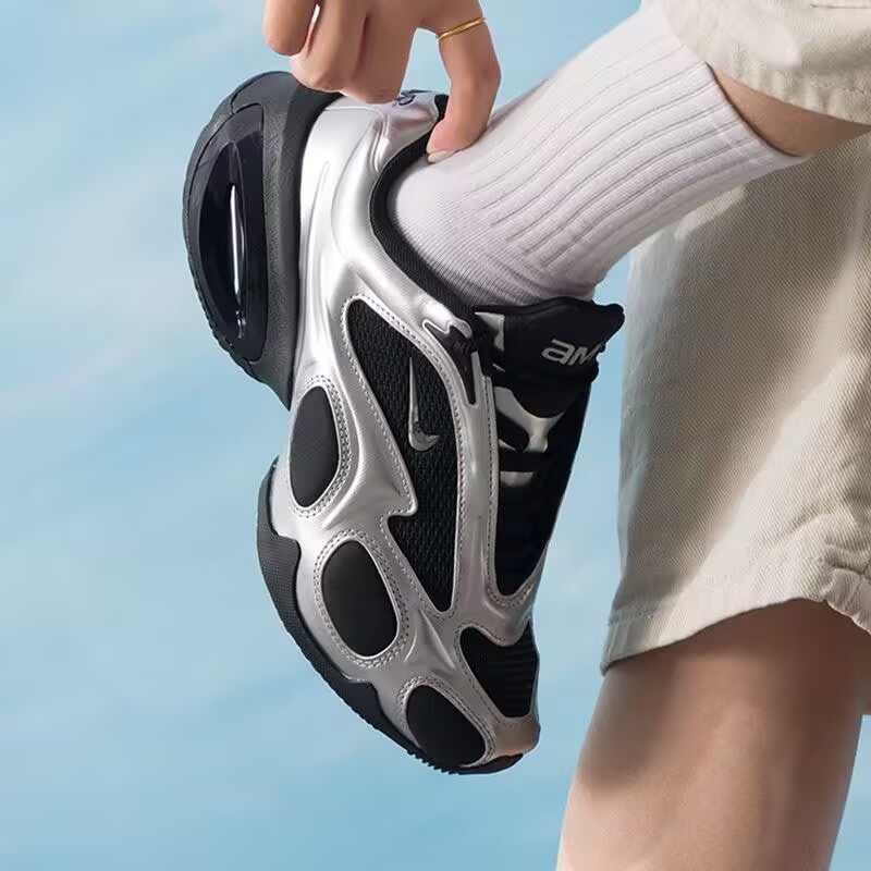 Nike Air Max Muse 液態銀 低幫氣墊跑步鞋 FV1920-001-細節圖3