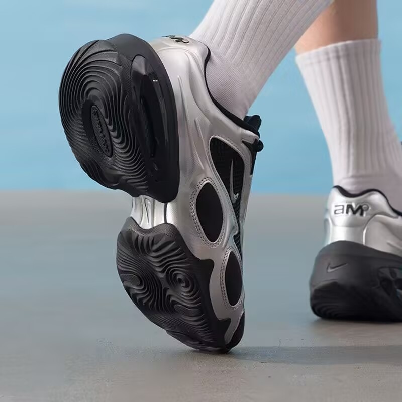 Nike Air Max Muse 液態銀 低幫氣墊跑步鞋 FV1920-001-細節圖4