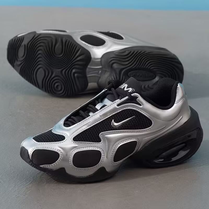 Nike Air Max Muse 液態銀 低幫氣墊跑步鞋 FV1920-001-細節圖6