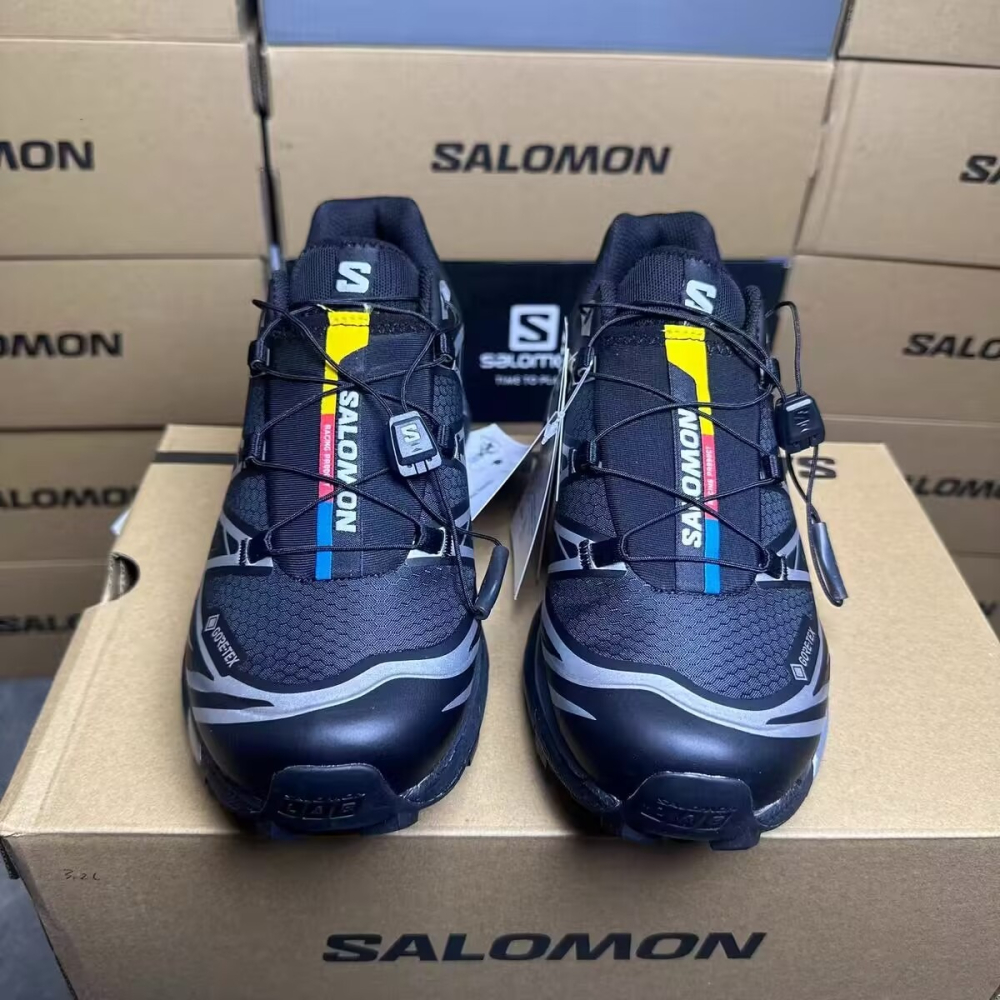 Salomon XT-6 GORE-TEX Black/Silver 黑銀 防水L47450600-細節圖3
