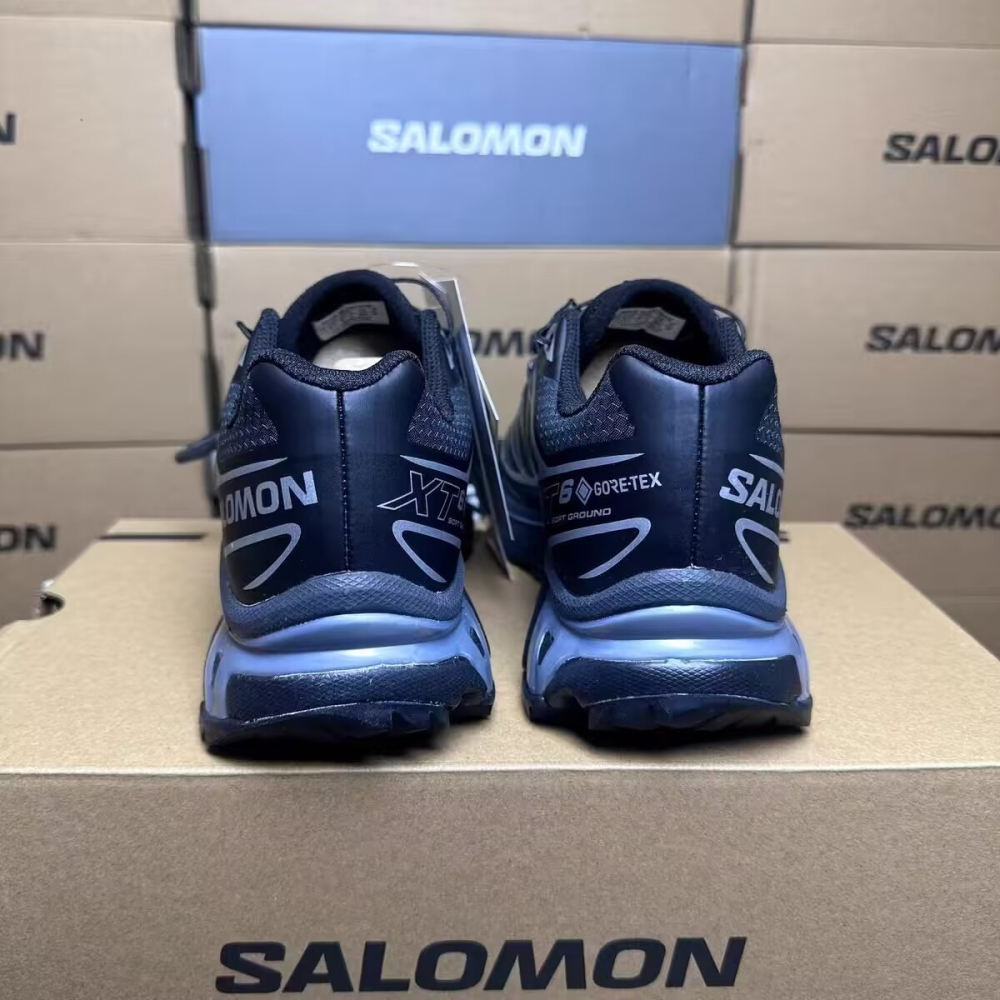 Salomon XT-6 GORE-TEX Black/Silver 黑銀 防水L47450600-細節圖6