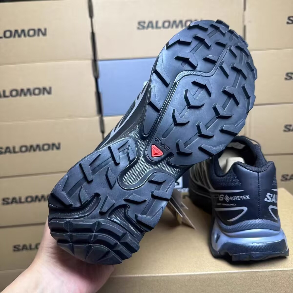 Salomon XT-6 GORE-TEX Black/Silver 黑銀 防水L47450600-細節圖7