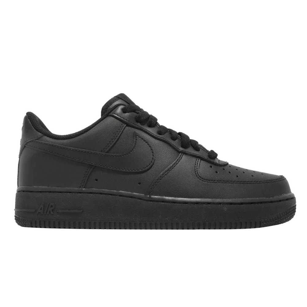 Nike 休閒鞋 Air Force 1 07 黑 全黑 男鞋 AF1 基本款 運動鞋 CW2288-001-細節圖6