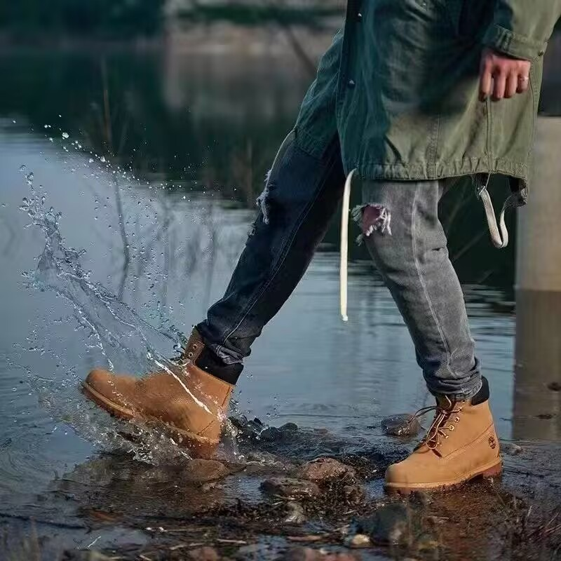 Timberland 防水登山黃金靴 踢不爛 男女情侶戶外防水鞋10061-細節圖4