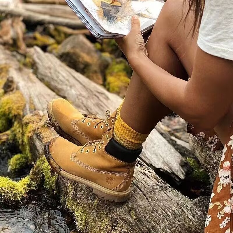 Timberland 防水登山黃金靴 踢不爛 男女情侶戶外防水鞋10061-細節圖6
