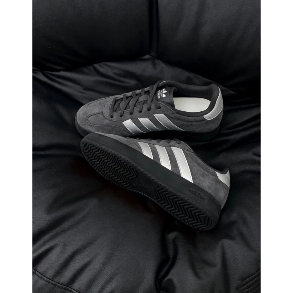 Adidas Barreda 復古 麂皮 高級灰 深灰 灰銀 灰色 德訓鞋 休閒鞋 KH6999-細節圖5