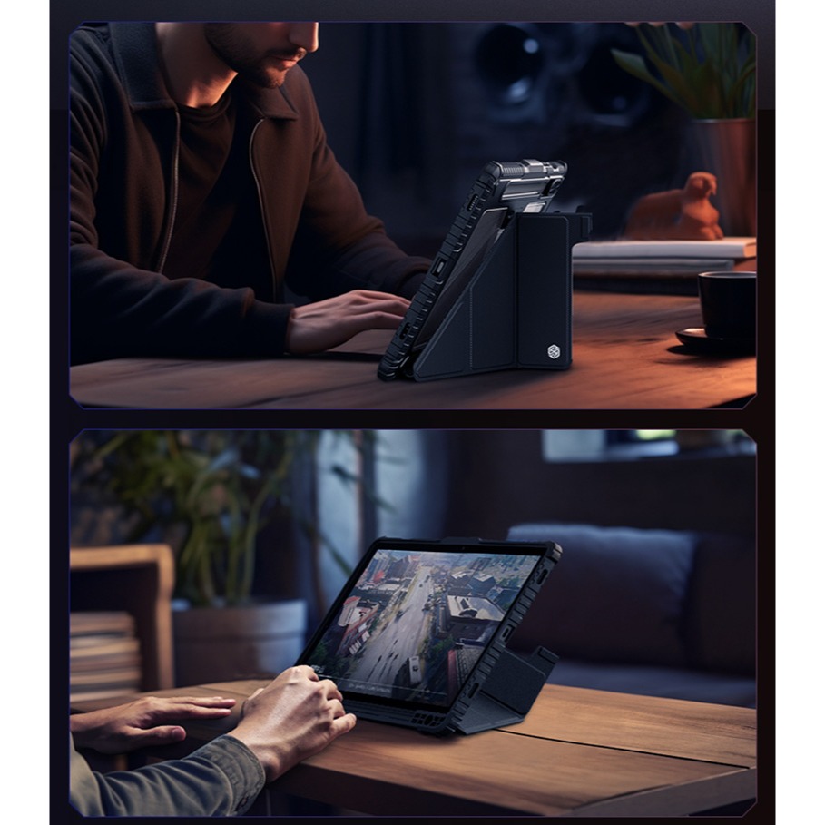 NILLKIN SAMSUNG Tab S9 悍甲 Pro 皮套(多角度摺疊款)-細節圖4